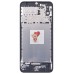 Рамка дисплея для Samsung A042F Galaxy A04e (черная) (возможен дефект ЛКП)