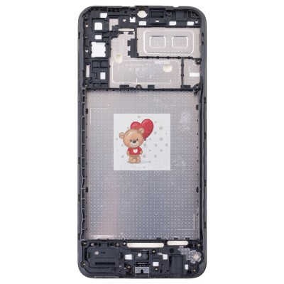 Рамка дисплея для Samsung A042F Galaxy A04e (черная) (возможен дефект ЛКП)
