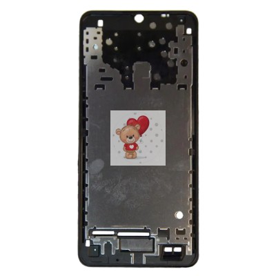 Рамка дисплея для Samsung A125F Galaxy A12 (черная)/Samsung 127F Galaxy A12 Nacho (черная)