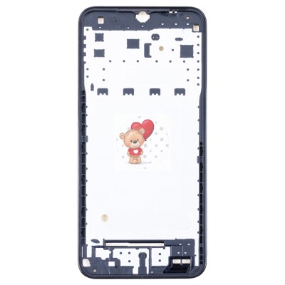 Рамка дисплея для Samsung A146B Galaxy A14 5G (черная) (возможен дефект ЛКП)