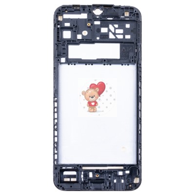 Рамка дисплея для Samsung A146B Galaxy A14 5G (черная) (возможен дефект ЛКП)