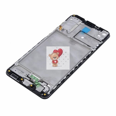 Рамка дисплея для Samsung A217F Galaxy A21s (черная)