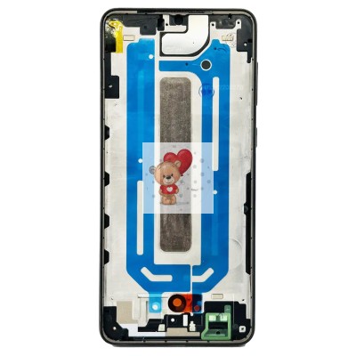 Рамка дисплея для Samsung A336B Galaxy A33 5G (черная) (возможен дефект ЛКП)