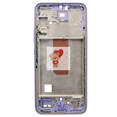 Рамка дисплея для Samsung A346B Galaxy A34 5G (фиолетовая) (возможен дефект ЛКП)