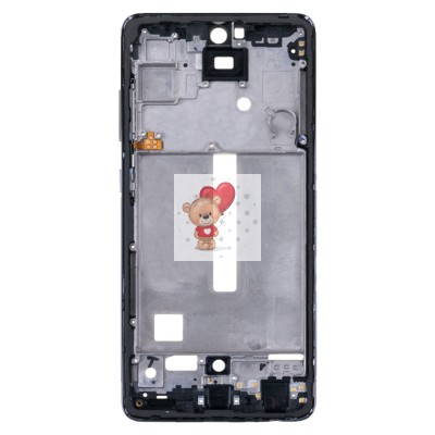 Рамка дисплея для Samsung A525F Galaxy A52 (черная)/Samsung A526B Galaxy A52 5G (черная)/Samsung A528B Galaxy A52s 5G (черная)