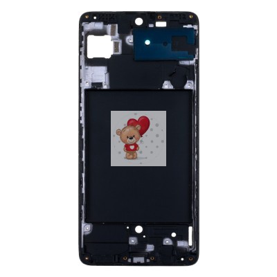 Рамка дисплея для Samsung A715F Galaxy A71 (черная)