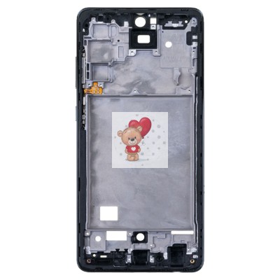 Рамка дисплея для Samsung A725F Galaxy A72 (черная)