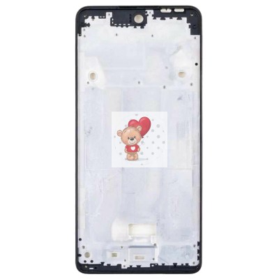 Рамка дисплея для Tecno Spark 10 Pro (KI7) (черная) (возможен дефект ЛКП)