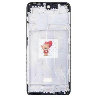 Рамка дисплея для Tecno Spark 10 Pro (KI7) (черная) (возможен дефект ЛКП)