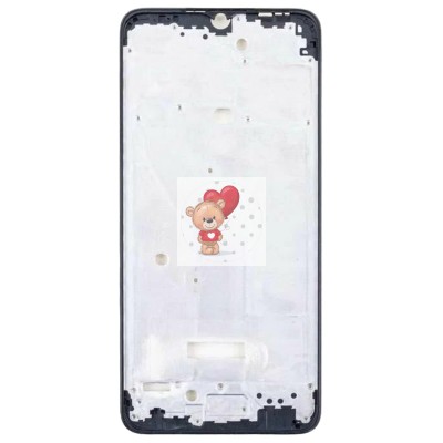 Рамка дисплея для Tecno Spark 10C (KI5m) (черная) (возможен дефект ЛКП)