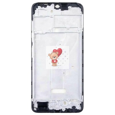 Рамка дисплея для Tecno Spark 10C (KI5m) (черная) (возможен дефект ЛКП)