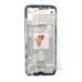 Рамка дисплея для Tecno Spark 4 (KC8) (черная) (возможен дефект ЛКП)