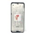 Рамка дисплея для Tecno Spark 4 (KC8) (черная) (возможен дефект ЛКП)