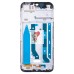 Рамка дисплея для Tecno Spark 8P (черная)