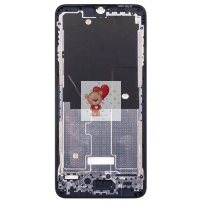 Рамка дисплея для Tecno Spark Go 2023 (BF7) (черная) (возможен дефект ЛКП)