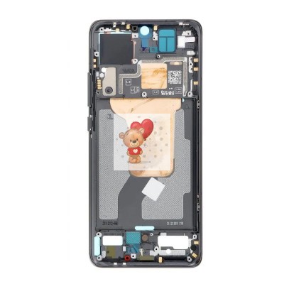 Рамка дисплея для Xiaomi 12X (2112123AG) (черная) (возможен дефект ЛКП)