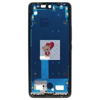 Рамка дисплея для Xiaomi 12 Lite (2203129G) (черная) (возможен дефект ЛКП)