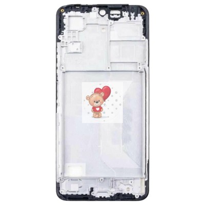 Рамка дисплея для Xiaomi Redmi Note 12 5G (22111317I) (черная) (возможен дефект ЛКП)