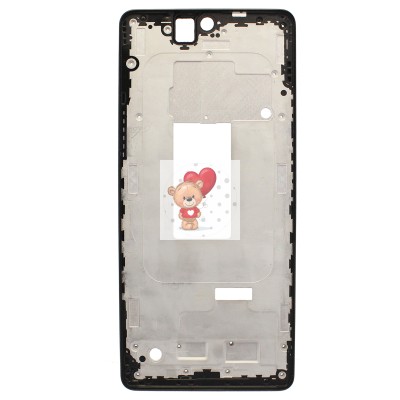 Рамка дисплея для Xiaomi Redmi Note 12 Pro 5G (22101316C) (черная) (возможен дефект ЛКП)