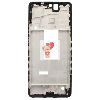 Рамка дисплея для Xiaomi Redmi Note 12 Pro 5G (22101316C) (черная) (возможен дефект ЛКП)