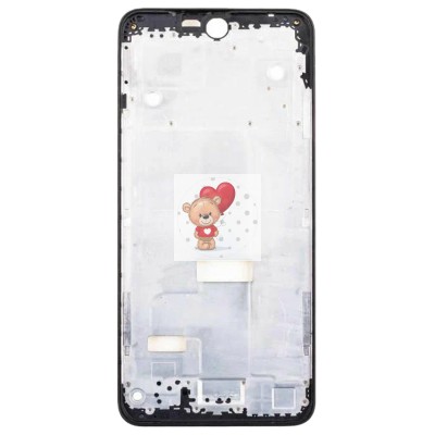 Рамка дисплея для Xiaomi Redmi 12 4G/Xiaomi 23053RN02Y (черная) (возможен дефект ЛКП)