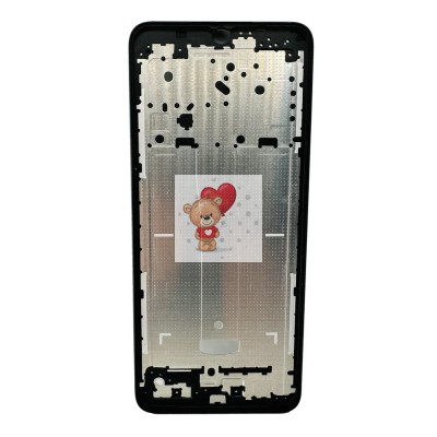 Рамка дисплея для Xiaomi Redmi 12C (черная)