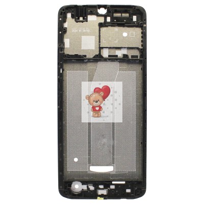 Рамка дисплея для Xiaomi Redmi A3/Xiaomi 23129RN51X (черная) (возможен дефект ЛКП)