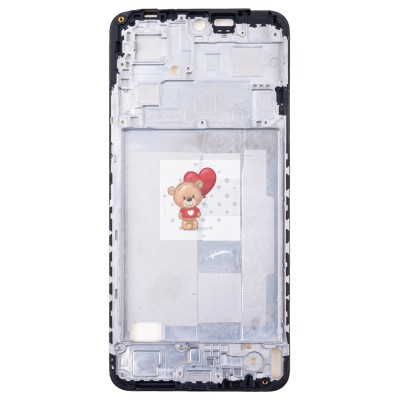 Рамка дисплея для Xiaomi Redmi Note 12 4G/Xiaomi 23021RAA2Y (черная) (возможен дефект ЛКП)