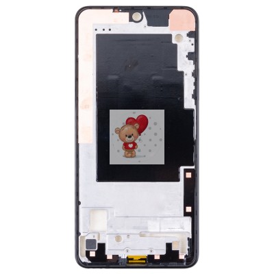 Рамка дисплея для Xiaomi Redmi Note 11 Pro+ 5G (21091116UG) (черная) (возможен дефект ЛКП)