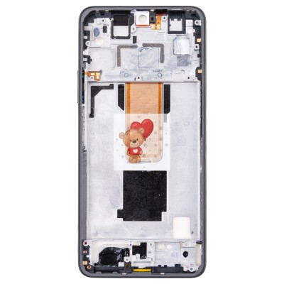 Рамка дисплея для Xiaomi Redmi Note 11 Pro+ 5G (21091116UG) (черная) (возможен дефект ЛКП)