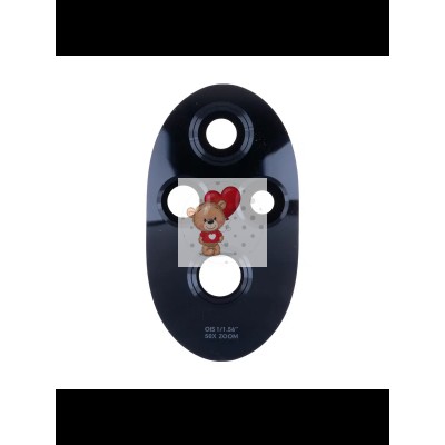 Стекло камеры для Huawei Honor 200 в сборе с рамкой Черный