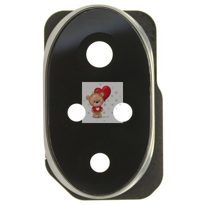 Стекло камеры для Huawei Honor 200 Pro в сборе с рамкой Черный