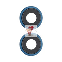 Стекло камеры для iPhone 13/iPhone 13 mini (комплект 2 шт.) Синий