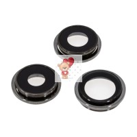Стекло камеры для iPhone 13 Pro/iPhone 13 Pro Max (комплект 3 шт.) Черный