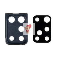 Стекло камеры для Samsung A217F Galaxy A21s в сборе с рамкой Черный