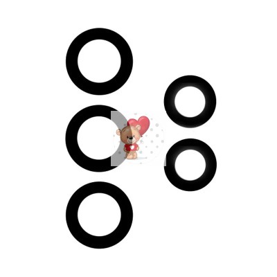 Стекло камеры для Samsung A336B Galaxy A33 5G (комплект 5 шт.) Черный Стекло камеры для Samsung A336B Galaxy A33 5G (комплект 5 шт.) Черный