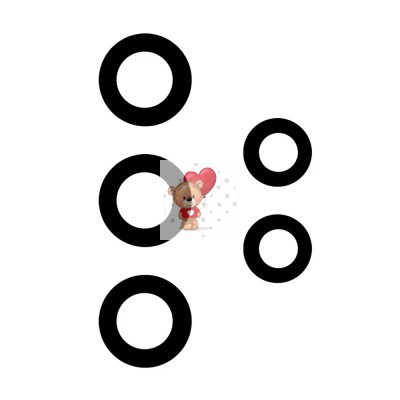 Стекло камеры для Samsung A536B Galaxy A53 5G (комплект 5 шт.) Черный Стекло камеры для Samsung A536B Galaxy A53 5G (комплект 5 шт.) Черный