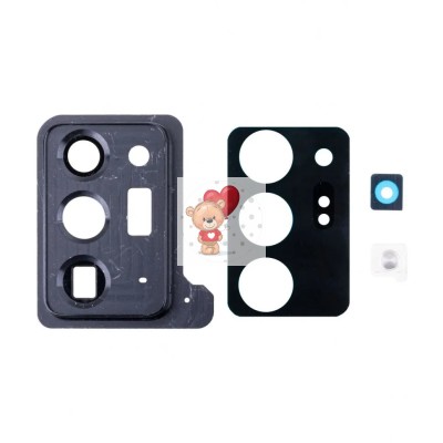 Стекло камеры для Samsung N985F Galaxy Note 20 Ultra в сборе с рамкой Черный Стекло камеры для Samsung N985F Galaxy Note 20 Ultra в сборе с рамкой Черный