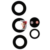 Стекло камеры для Samsung S918B Galaxy S23 Ultra (комплект 5 шт.) Черный Стекло камеры для Samsung S918B Galaxy S23 Ultra (комплект 5 шт.) Черный