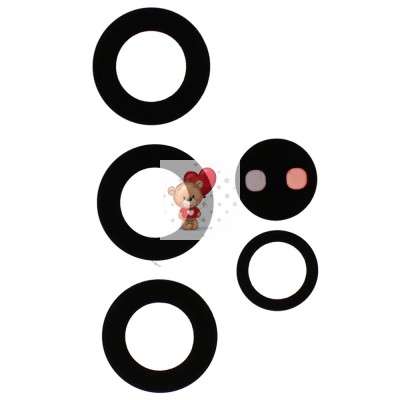 Стекло камеры для Samsung S918B Galaxy S23 Ultra (комплект 5 шт.) Черный Стекло камеры для Samsung S918B Galaxy S23 Ultra (комплект 5 шт.) Черный