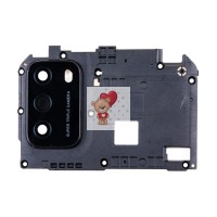 Стекло камеры для Xiaomi Poco M3 в сборе с рамкой Черный