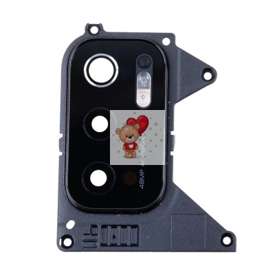 Стекло камеры для Xiaomi Poco M3 Pro 5G в сборе с рамкой Черный Стекло камеры для Xiaomi Poco M3 Pro 5G в сборе с рамкой Черный