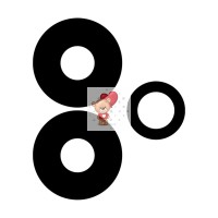 Стекло камеры для Xiaomi Redmi 12 4G (комплект 3 шт.) Черный Стекло камеры для Xiaomi Redmi 12 4G (комплект 3 шт.) Черный