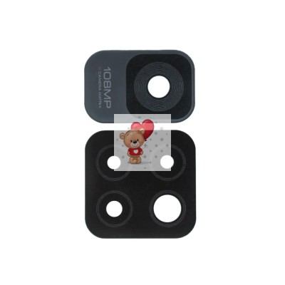 Стекло камеры для Xiaomi Redmi Note 11 Pro+ 5G (комплект 2 шт.) Черный