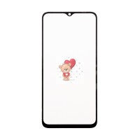 Стекло модуля для Huawei Honor X6b в сборе с OCA пленкой Черный - OR (Mitsubishi)