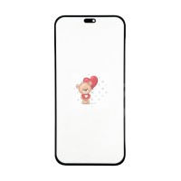 Стекло модуля для Huawei Honor X8c в сборе с OCA пленкой Черный - OR (Mitsubishi)