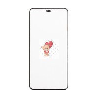 Стекло модуля для Huawei Honor X9c в сборе с OCA пленкой Черный - OR (Mitsubishi)