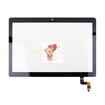 Стекло модуля для Huawei MediaPad T3 10" в сборе с тачскрином и OCA пленкой Черный - OR (Mitsubishi)