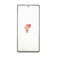 Стекло модуля для 40 Pro+ 5G в сборе с OCA пленкой Черный - OR (Mitsubishi)