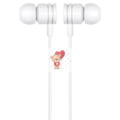 Гарнитура "3,5 мм" Jack Borofone BM31 (вакуумные) Белый Гарнитура "3,5 мм" Jack Borofone BM31 (вакуумные) Белый